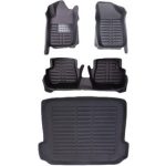 کفپوش پنج بعدی پژو 207 صندوقدار با کفپوش صندوق مدل چرم am