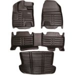 کفپوش پنج بعدی جک K7 به همراه کفپوش صندوق مدل چرم پنج بعدی