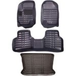 کفپوش پنج بعدی جک S3 همراه با کفپوش صندوق مدل چرم پنج بعدی