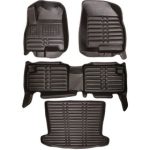 کفپوش پنج بعدی تیگو 8 پروبه همراه کفپوش صندوق مدل چرم  am