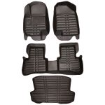 کفپوش جک J4 چرم پنج بعدی به همراه کفپوش صندوق