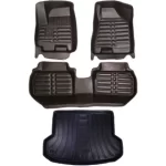 کفپوش پنج بعدی جک S5 مدل چرم پنج بعدی به همراه کفپوش صندوق ماهوت