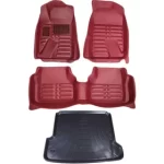 کفپوش پنج بعدی پژو پارس مدل چرم به همراه کفپوش صندوق ماهوت